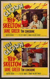 1d549 CLOWN 5 LCs 1953 great images of Red Skelton, Robert Z. Leonard melodrama!