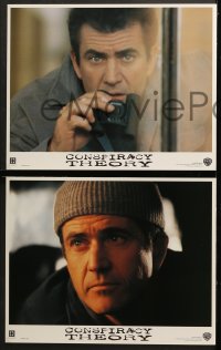 1d088 CONSPIRACY THEORY 8 LCs 1997 Mel Gibson, Julia Roberts, Patrick Stewart!