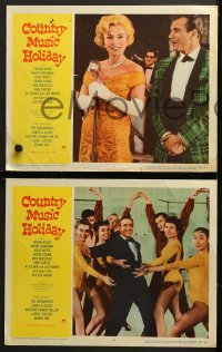 1d093 COUNTRY MUSIC HOLIDAY 8 LCs 1958 great images of Zsa Zsa Gabor, Jesse White & Ferlin Husky!