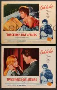 1d637 DANGEROUS LOVE AFFAIRS 4 LCs 1961 Roger Vadim's Les Liaisons Dangereuses!