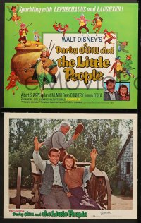 1d014 DARBY O'GILL & THE LITTLE PEOPLE 9 LCs R1969 Disney, Sean Connery, it's leprechaun magic!