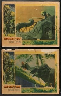1d742 ELEPHANT BOY 3 LCs 1937 Sabu, from Rudyard Kipling, directed by Flaherty & Korda!