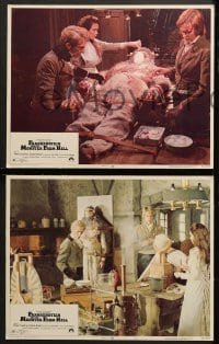 1d124 FRANKENSTEIN & THE MONSTER FROM HELL 8 LCs 1974 Hammer, Peter Cushing, Terence Fisher