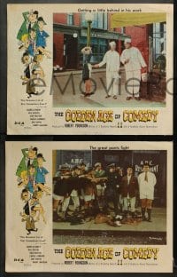 1d750 GOLDEN AGE OF COMEDY 3 LCs 1958 each w/ images of Laurel & Hardy, winner of 2 Academy Awards!