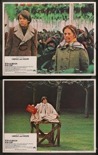 1d568 HAROLD & MAUDE 5 LCs 1971 Ruth Gordon, Bud Cort is equipped to deal w/life!