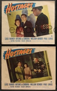 1d661 HOSTAGES 4 LCs 1943 Luise Rainer, right out of Hitler's cracking Fortress Europe!