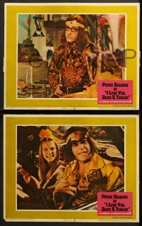 1d156 I LOVE YOU, ALICE B. TOKLAS 8 LCs 1968 Peter Sellers gets turned-on, Leigh Taylor-Young!