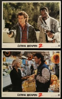1d175 LETHAL WEAPON 2 8 LCs 1989 cops Mel Gibson & Danny Glover, Joe Pesci
