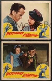 1d499 PETTICOAT LARCENY 6 LCs 1943 Ruth Warrick, Joan Carroll, Walter Reed, crime comedy!