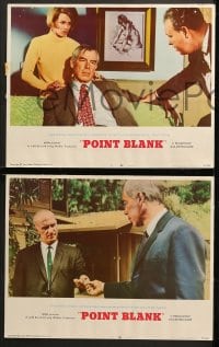 1d230 POINT BLANK 8 LCs 1967 cool images of Lee Marvin, Angie Dickinson, John Boorman film noir!