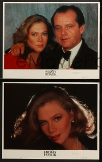 1d236 PRIZZI'S HONOR 8 LCs 1985 Jack Nicholson & Kathleen Turner, directed by John Huston!