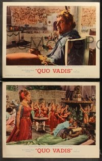 1d598 QUO VADIS 5 LCs R1964 Robert Taylor, Deborah Kerr & Peter Ustinov in Ancient Rome!