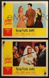 1d248 ROCK-A-BYE BABY 8 LCs 1958 images of wacky Jerry Lewis, Marilyn Maxwell, Connie Stevens!