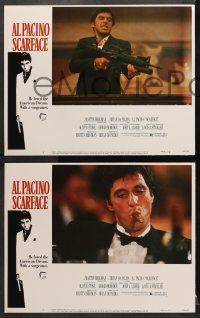 1d258 SCARFACE 8 LCs 1983 Al Pacino as Tony Montana, Michelle Pfeiffer, Brian De Palma, Stone!