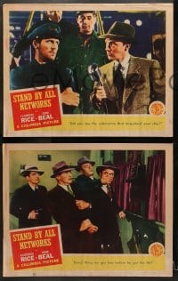 1d790 STAND BY ALL NETWORKS 3 LCs 1942 John Beal & Florence Rice expose female flyer as a Nazi spy!