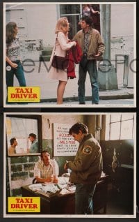 1d799 TAXI DRIVER 3 LCs 1976 Robert De Niro as Travis Bickle, Cybill Shepherd, Brooks, Boyle!