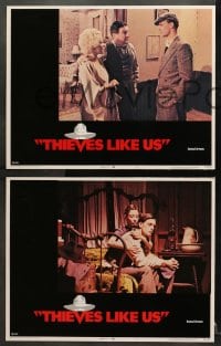 1d521 THIEVES LIKE US 6 LCs 1974 Keith Carradine, Shelley Duvall, directed by Robert Altman!