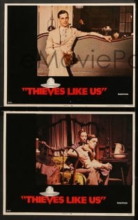 1d309 THIEVES LIKE US 8 LCs 1974 Keith Carradine, Shelley Duvall, directed by Robert Altman!