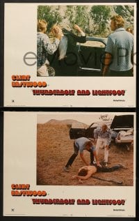 1d614 THUNDERBOLT & LIGHTFOOT 5 LCs 1974 Clint Eastwood, Jeff Bridges, George Kennedy, Cimino!