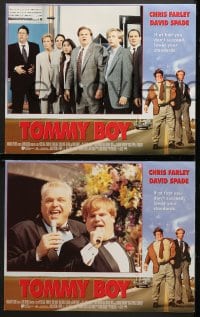 1d316 TOMMY BOY 8 LCs 1995 great images of screwballs Chris Farley & David Spade!