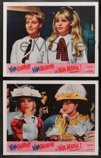 1d334 VIVA MARIA 8 LCs 1965 Louis Malle, sexiest French babes Brigitte Bardot & Jeanne Moreau!