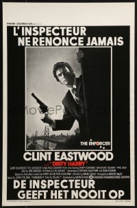 1f281 ENFORCER Belgian 1977 best c/u of Clint Eastwood as Dirty Harry by Bill Gold!