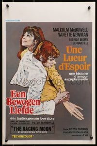 1f300 LONG AGO TOMORROW Belgian 1971 art of Malcolm McDowell & Nanette Newman, Arnaldo Putzu!