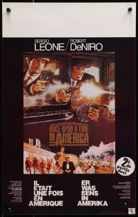 1f306 ONCE UPON A TIME IN AMERICA Belgian 1984 De Niro, Woods, Leone, different art by Tom Jung!