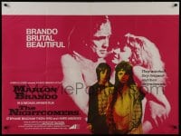 1f229 NIGHTCOMERS British quad 1972 creepy Marlon Brando, Michael Winner English horror!