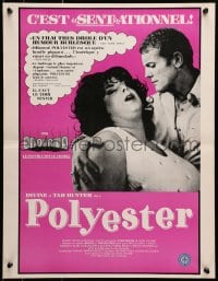 1f032 POLYESTER Canadian 1981 John Waters, Divine, Tab Hunter, filmed in Odorama!