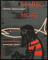 1f112 OLD MAN & THE SEA Czech 12x15 1960 Spencer Tracy, Ernest Hemingway, John Sturges, Nalepa!
