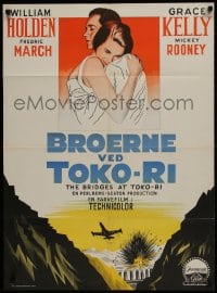 1f004 BRIDGES AT TOKO-RI Danish 1958 Grace Kelly, William Holden, Korean War, great art!