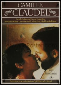 1f574 CAMILLE CLAUDEL East German 23x32 1990 sexy Isabelle Adjani & Gerard Depardieu as Rodin!
