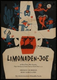 1f602 LEMONADE JOE East German 23x32 1966 Limonadovy Joe aneb Konska Opera, Czech western spoof!