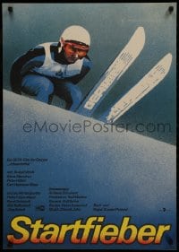 1f630 STARTFIEBER East German 23x32 1986 sports skiing melodrama starring Klaus Manchen!