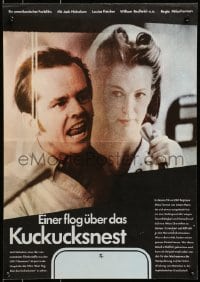 1f645 ONE FLEW OVER THE CUCKOO'S NEST East German 16x23 1976 Nicholson, Forman classic, different!