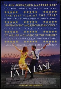 1f204 LA LA LAND advance English 1sh 2016 Ryan Gosling, Emma Stone dancing, the fools who dream!