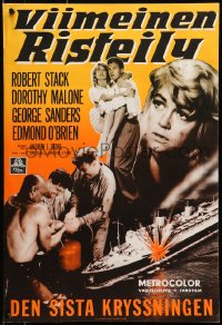 1f134 LAST VOYAGE Finnish 1960 91 minutes of the most intense suspense in motion picture history!