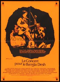 1f403 CONCERT FOR BANGLADESH French 22x30 1972 rock & roll benefit show, Bob Dylan, George Harrison