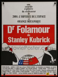 1f405 DR. STRANGELOVE French 23x30 R1970s Stanley Kubrick classic, Peter Sellers, Tomi Ungerer art!
