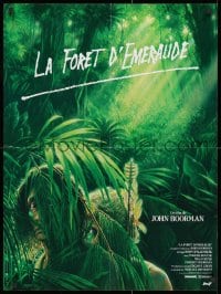 1f406 EMERALD FOREST French 23x31 1985 directed by John Boorman, based on a true story, Zoran art!