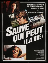 1f407 EVERY MAN FOR HIMSELF French 23x30 1980 Jean-Luc Godard, Isabelle Huppert, Nathalie Baye!
