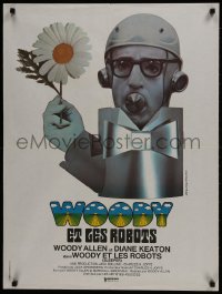 1f419 SLEEPER French 24x32 1974 wacky robot Woody Allen by Bourduge!