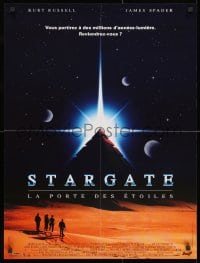 1f421 STARGATE French 24x32 1994 Kurt Russell, James Spader, a million light years from home!