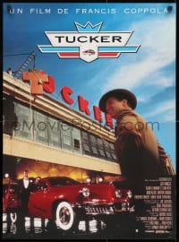 1f426 TUCKER: THE MAN & HIS DREAM French 23x31 1988 Francis Ford Coppola, image of Jeff Bridges!
