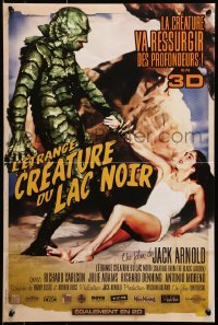1f440 CREATURE FROM THE BLACK LAGOON French 16x24 R2012 art of monster holding sexy Julie Adams!