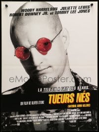 1f455 NATURAL BORN KILLERS French 16x21 1994 Oliver Stone cult classic, image of Woody Harrelson!