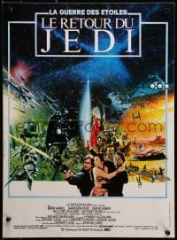 1f460 RETURN OF THE JEDI French 15x21 1983 George Lucas classic, different Michel Jouin sci-fi art!