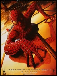 1f469 SPIDER-MAN teaser French 16x21 2002 Tobey Maguire climbing up wall, Sam Raimi, Marvel!