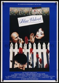 1f067 BLUE VELVET German 1987 David Lynch directed, Isabella Rossellini, Dennis Hopper, MacLachlan!